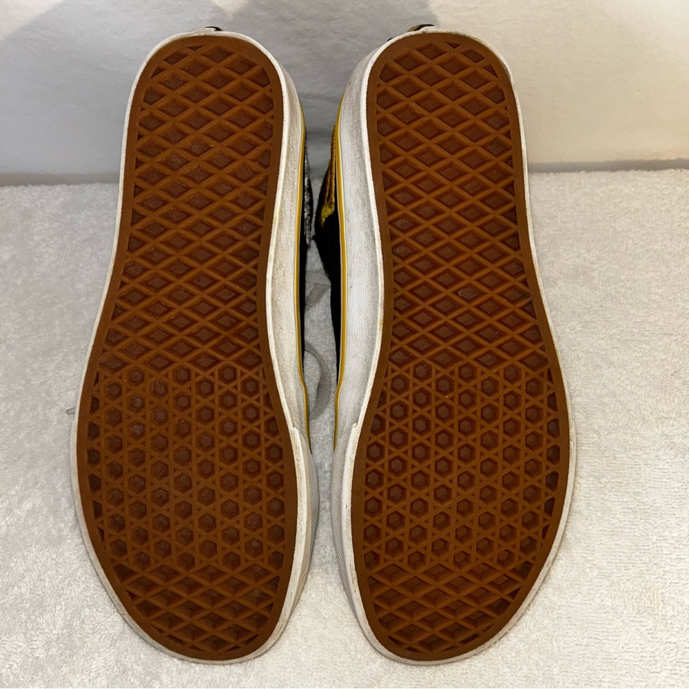 National Geographic x Vans Sk8-Hi - Unisex Men's 7/Women's 8.5 Black & Yellow - Picture 9 of 15